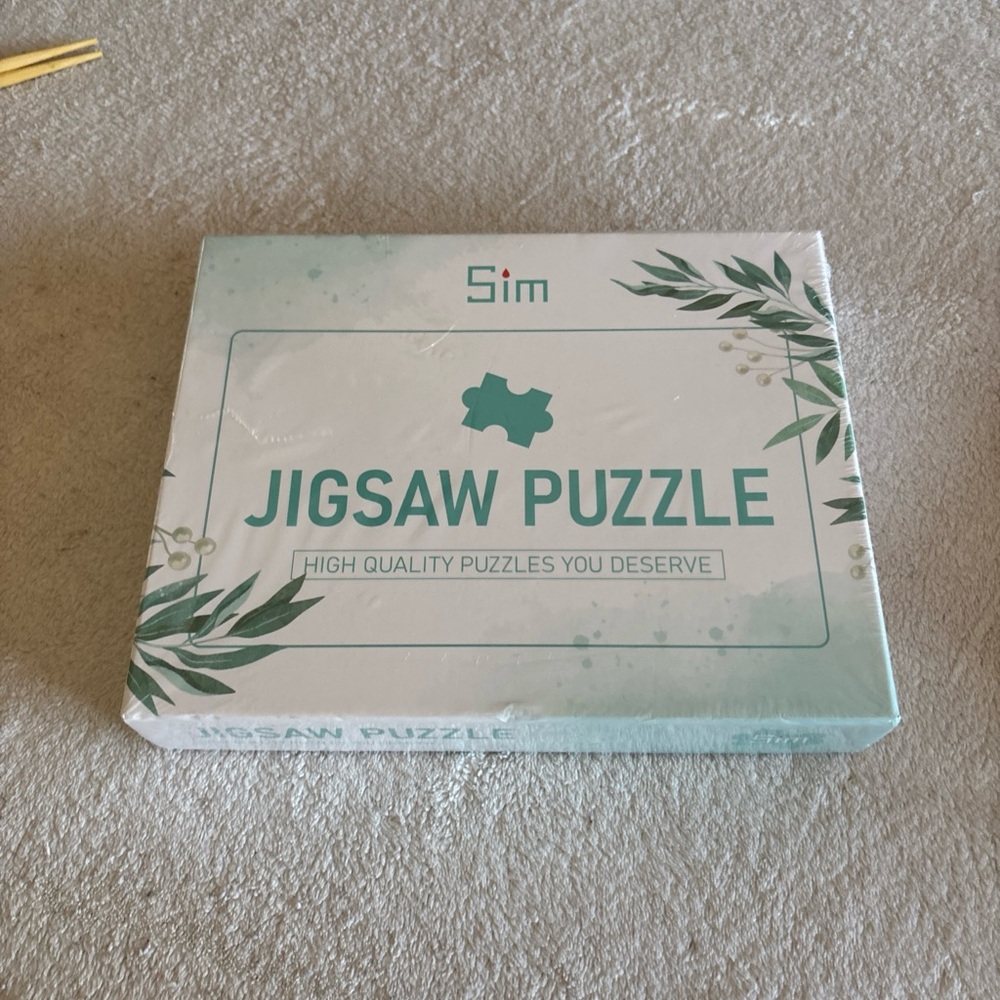 SIM HIGH QUALITY WOODEN JIGSAW PUZZLE FOREST SPRING 500 PIECES UNOPENED BOX